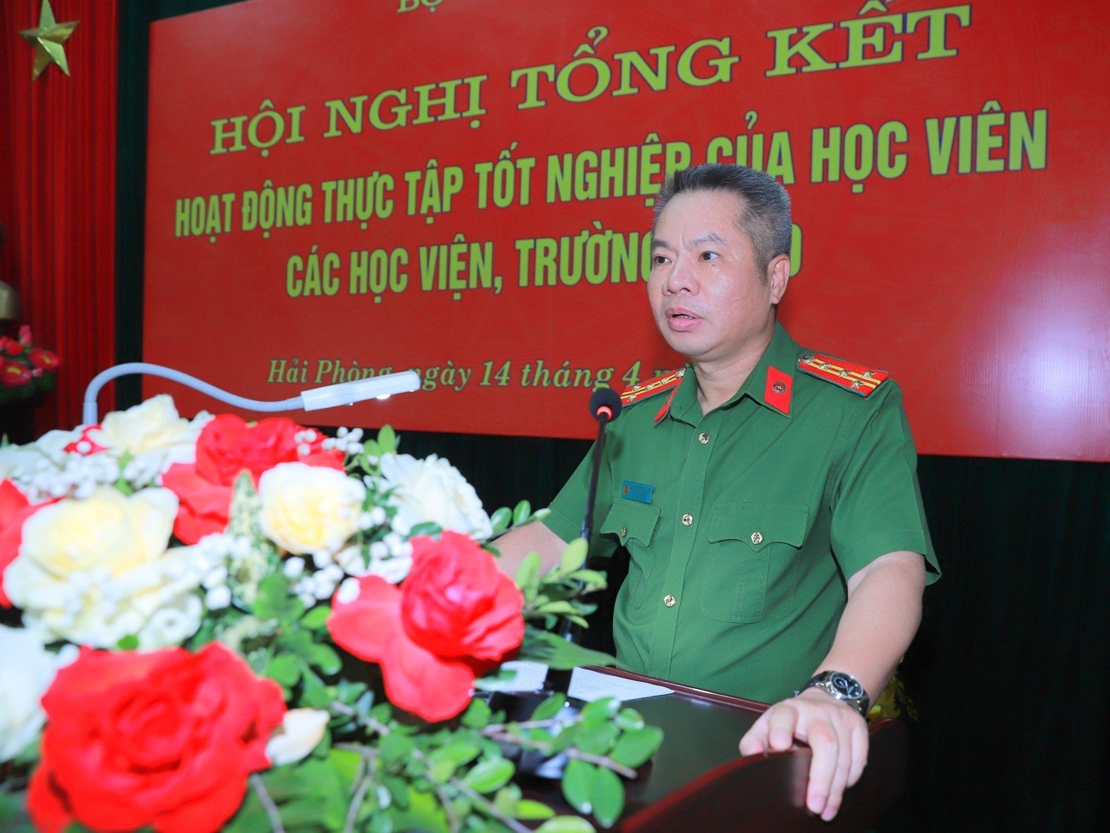 Tiếp tục đổi mới hoạt động thực tập tốt nghiệp của sinh viên các học viện, trường CAND